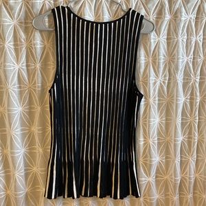 NWOT WHBM PEPLUM KNIT TOP